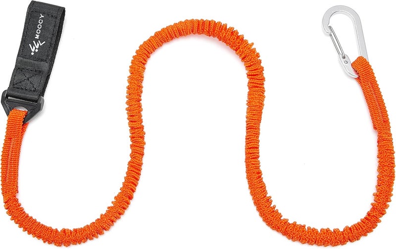 MOOCY Kayak Paddle Tether/Coiled Kayak Fishing Leash with Carabiner for Paddle, Rod SUP Kayaking Accessories - Image 5